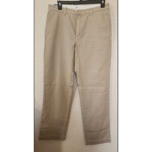 New J. Crew High-Rise Girlfriend Chino Pants in Khaki color Size 34X32